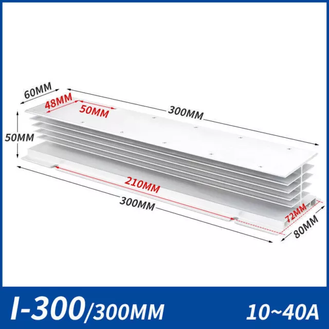 Aluminium Kühler Kühlkörper Radiatorkühler Heat Sink Werkzeug für SSR Halbleiter