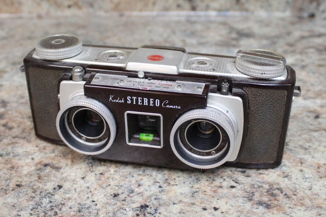 Cámara Estéreo Kodak De Colección De Los Años 50 - Probada Y Woking