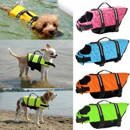 SIZE M Pet Swim Vest Safety Vest Dog Swimming Life Jacket Puppy Flotation