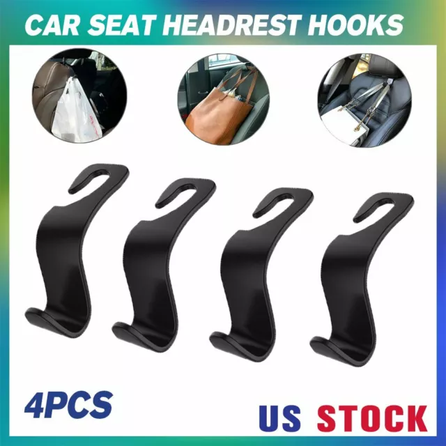 2PCS METAL SEAT Headrest Hook Organizer Shopping Bag Holder Hanger