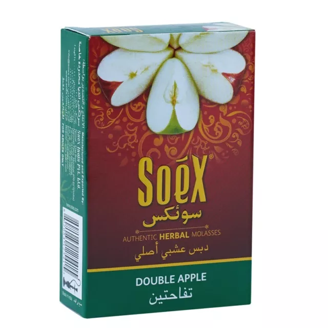 soex double apple 250gm + free charcoal