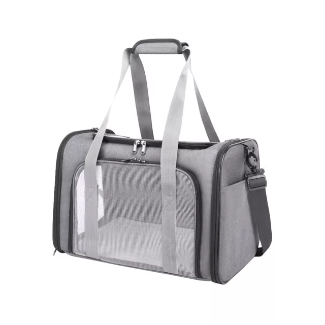 T0# Carrier Cat Handbag Breathable Portable Pet Outing Bag Pet Supplies (Light G