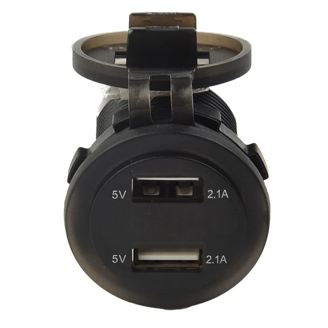 Prise Poussière Housse Alimentation Électrique Voltage Display Double Port USB