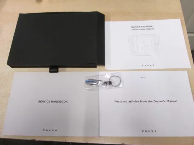 Volvo Xc90 Handbook Supplement To Owners Manual Wallet 2019-2022+++Service Book.