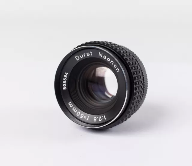 Lente de ampliación Durst Neon 50 mm f2,8.  Lente de alta calidad para 35 mm.  Buen estado.