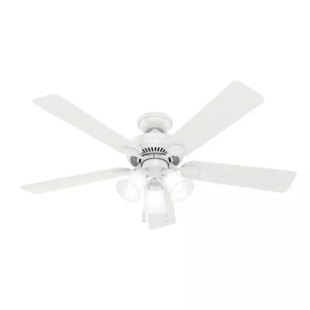 Hunter 52" Swanson Indoor Ceiling Fan with LED 3-Light and Pull Chain