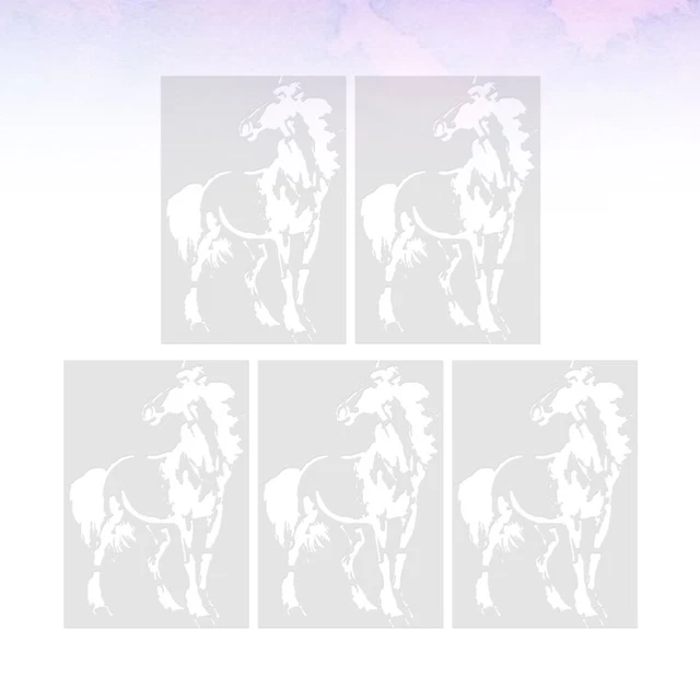5pcs Schablonen Schablone Kunst Vorlagen Zeichnung Vorlage Herrscher 2