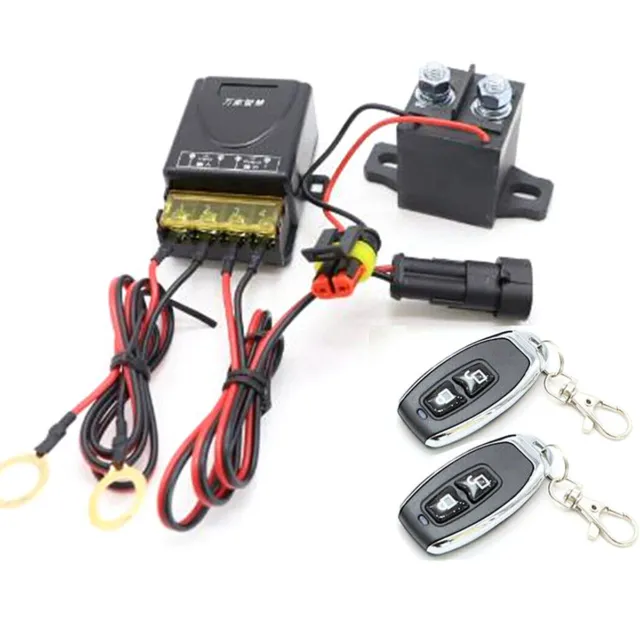 Car Battery Disconnect Wireless Dual Remote Switch Power Master Kill Isolator