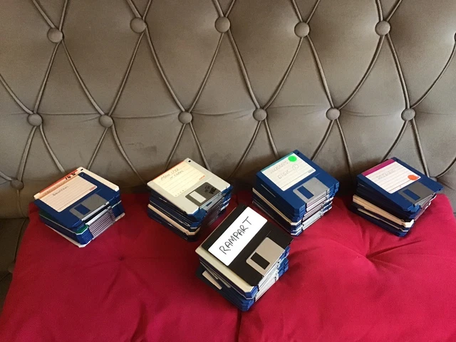 Amiga Collection Disques 100 Mixte Support Jeux Amiga Paquet 3