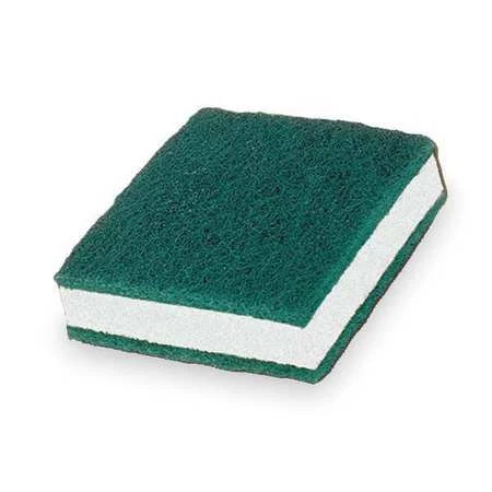 Tough Guy 2Ntj5 Soap Pad,3-1/2"L,3-1/2"W,Grn/Wh,Pk5