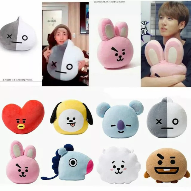 KPOP BTS BT21 Stuffed Plush Toy Pillow Doll Cushion TATA SHOOKY RJ KOYA CHIMMY 3