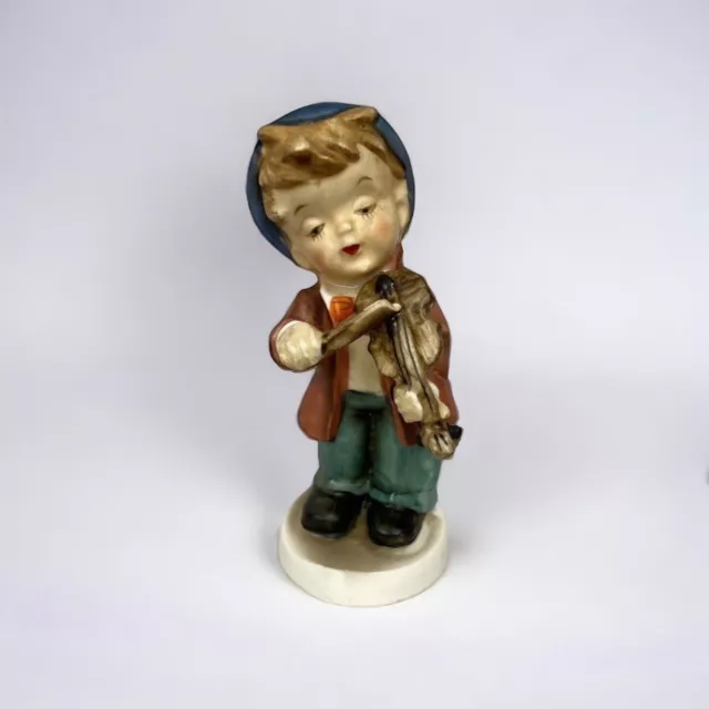 Vtg The Little Fiddler Boy Figurine Japan 9304A  Violin Shelf Decor -  Damaged