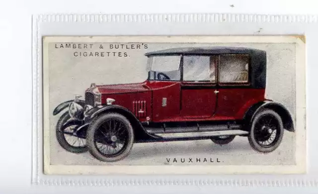 (Jg3981) LAMBERT & BUTLER,MOTOR CARS(A SERIES GREEN),VAUXHALL,1922,#1