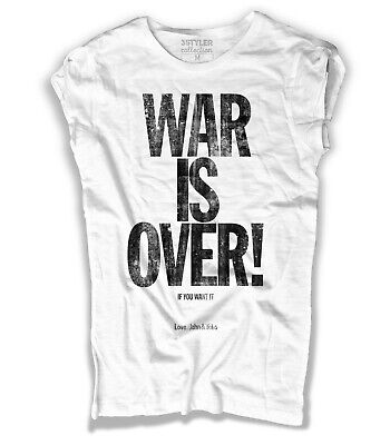 T-shirt donna WAR IS OVER! If you want it John Lennon & Yoko Happy Xmas