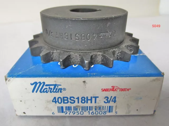 Martin Sprocket - 40Bs18Ht - 3/4" Bore With Keyway  (*Nos*)