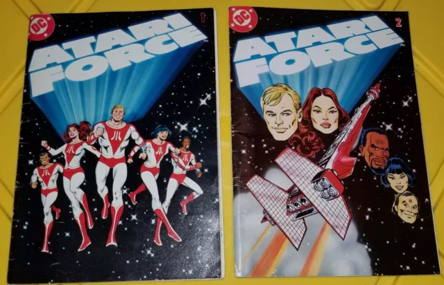 Atari 2600 Atari Force DC Comics Lot Of 2 1st Series Issue # 1 & 2