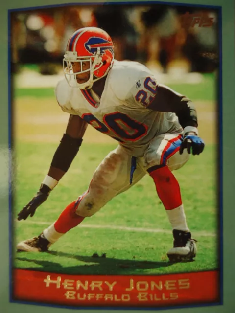 NFL 18 Henry Jones Buffalo Bills Topps 1999