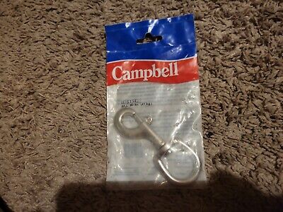 Campbell Slide Bolt Snap with swivel round eye (TO9)