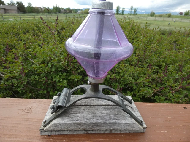 No Name Cone Electra Style Old Glass Lightning Rod Ball