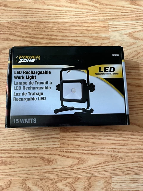 Luz de trabajo recargable LED Power Zone 1500 lúmenes