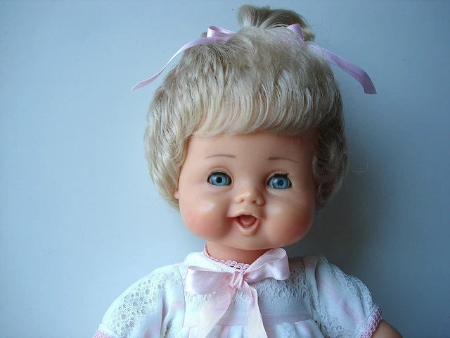 SUPERBE POUPEE RAYNAL CHRISTINE yeux riboulants 4 dents EN BOITE fin 50