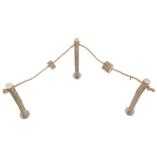 Soporte de perca para pájaro plataforma soporte jaula de loros soporte loro patio de recreo jaula