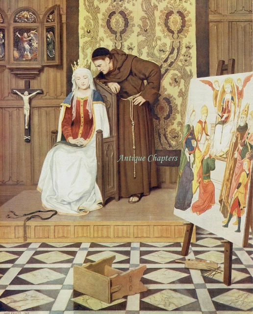 John Collier Painting Lucrezia Buti Fra Filippo Lippi 1931 Print Article A581