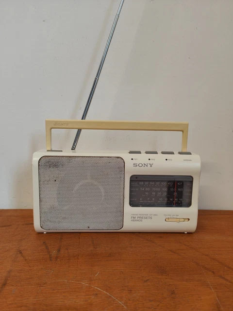 SONY ICF-860L TRAGBARES Radio Küchenradio FM/MW/LW/SW Batterie/Strom