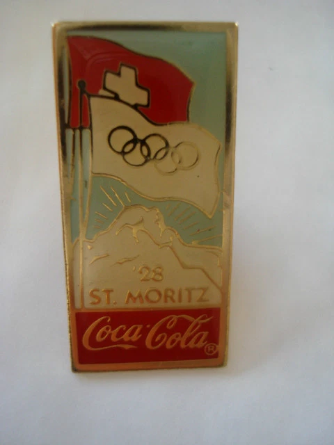 PIN'S COCA-COLA - JO d'hiver St Moritz '28 EUR 2,50 - FR
