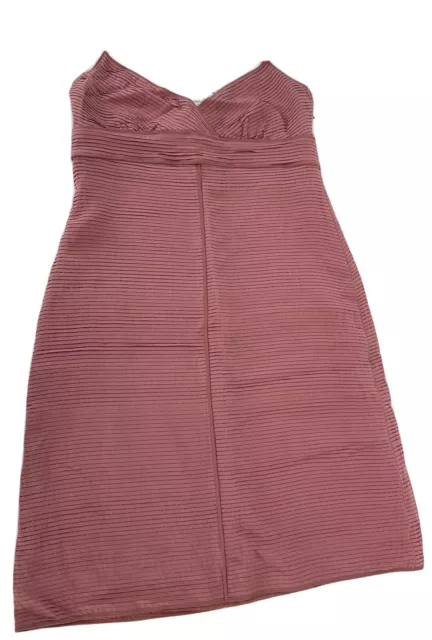 Maxstudio Women's Strapless Dress Size S Rosewood NWT