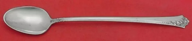 Damask Rose by Oneida Sterling Silver Iced Tea Spoon 7 1/2" Vintage Silverware