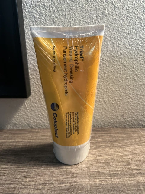New Coloplast Triad Hydrophilic Wound Dressing net wt 6 oz SEALED NEW