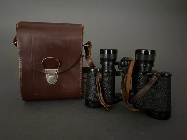 Paire de jumelles m6 us army ww2 avec étui de transport en cuir