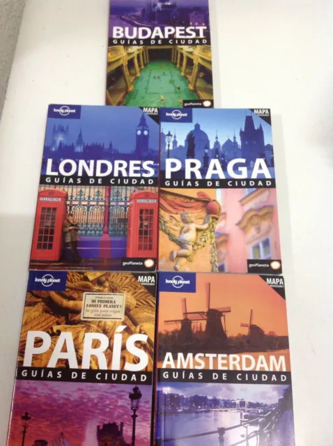 Guia Lonely Planet Londres 2010 Praga 2011 Budapest 2010 Paris 2011 Amsterdam