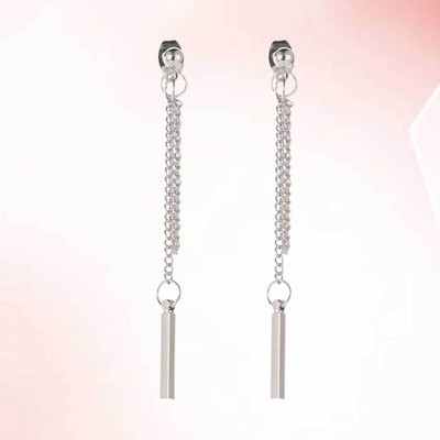 Bobury 1 paio di orecchini a forma di foglia di donna elegante stile lady punk 