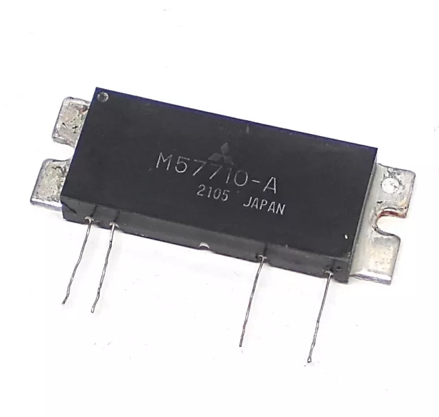 GENUINE MITSUBISHI M57710-A VHF RF POWER MODULE. 156 - 160Mhz / 30Watts