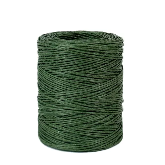 3X (1,0 mm envoltura de alambre verde cordel alambre hecho a mano ratán para (longitud: 210M) A1T8