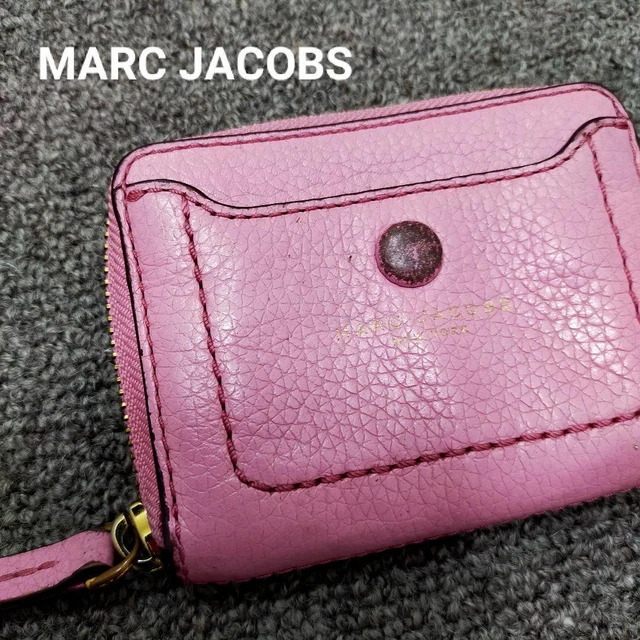 Marc Jacobs Coin Purse Card Case Wallet Color Pink