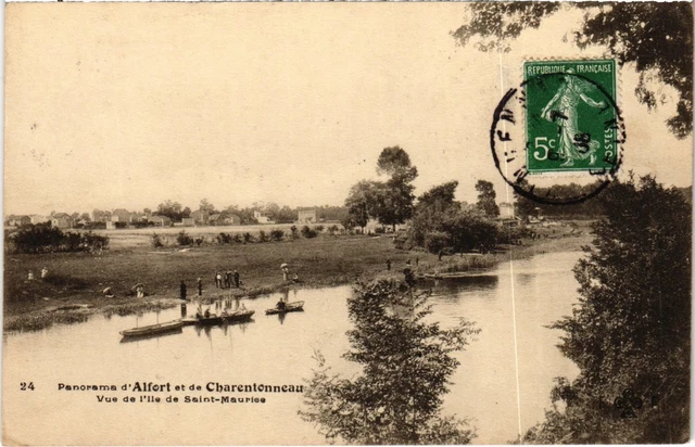 CPA CHARENTONNEAU ALFORT - Panorama - Vue de l'Ile de St-Maurice (1352819)