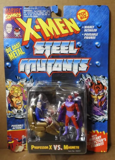 (Marvel Comics) X-Men Steel Mutants (Professor X Vs Magneto) 1994 Toy Biz New!