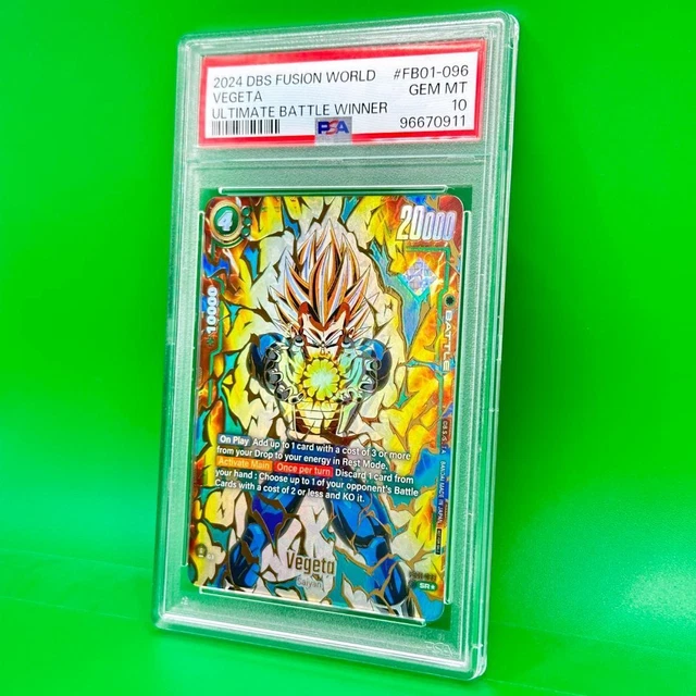 DRAGON BALL VEGETA Ultimate Battle Promo PSA10 English Rare