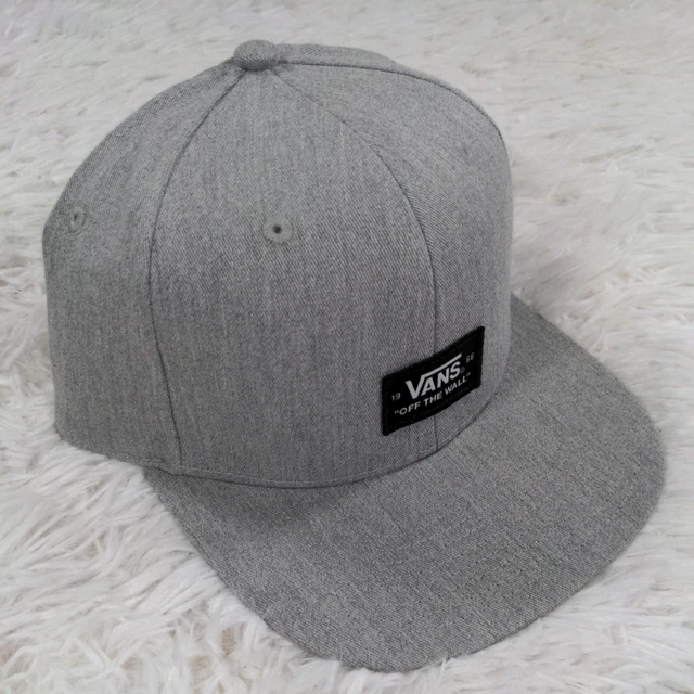 Men's Vans Combo Tab 2 Snapback Hat Baseball Cap One Size Gray Heather