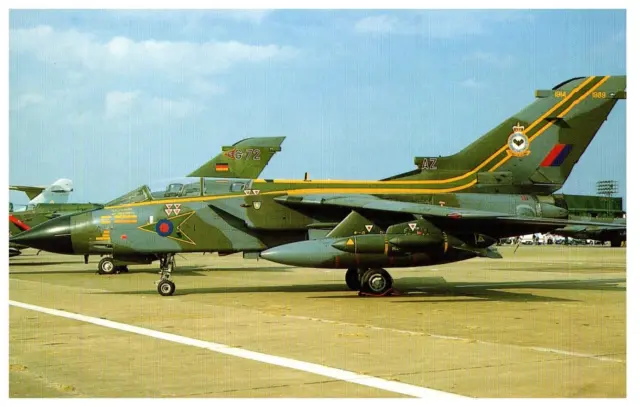 BAe Tornado Royal Air Force at Wattiham 1989  Airplane Postcard