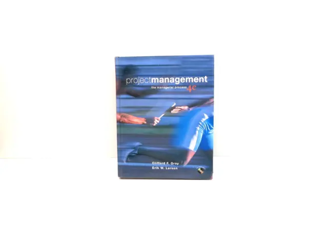 Project Management The Managerial Process Hardcover Gray Larson 2008 CD Included