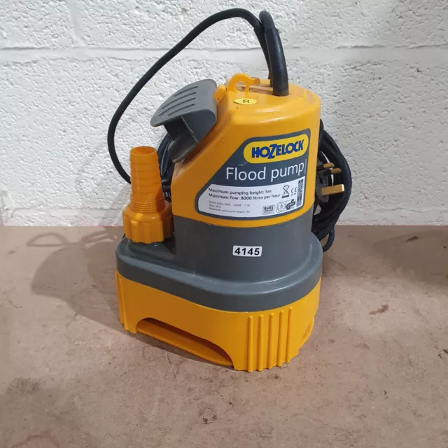 Hozelock 7825 8000 Yellow Wired 230-Volt 400-Watts 1.7A Flood Pump - for Parts