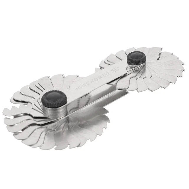 4 Pcs Measuring Tools Steel Screw Pitch Center Gauge Cutting