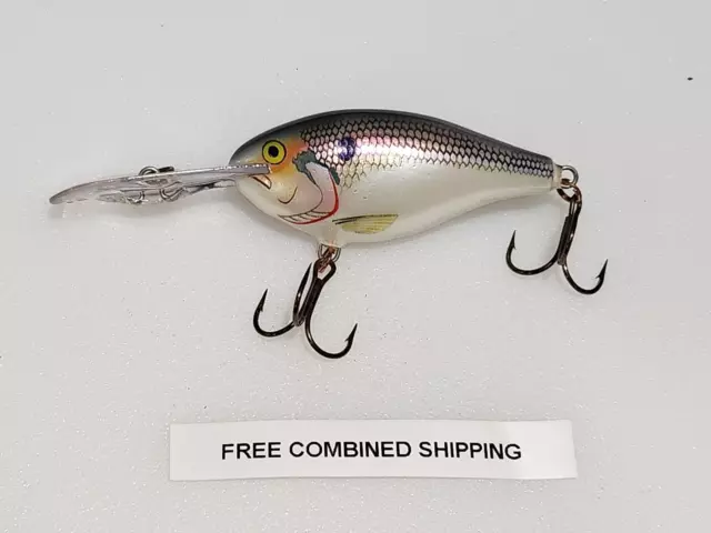 LOT OF 6 Rapala Risto Rap RR-7 SD Shad Alose New Deep Runner