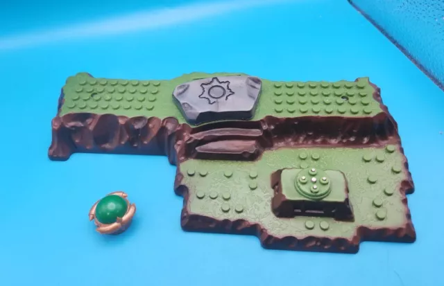 Mega Bloks Base Plates grass platform Dragon krystal jewel
