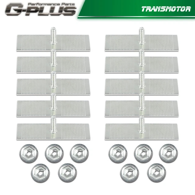 Fit For Ford 1/2"-2-1/2" Body Fender Door Belt Trim Moulding Molding Push Clips