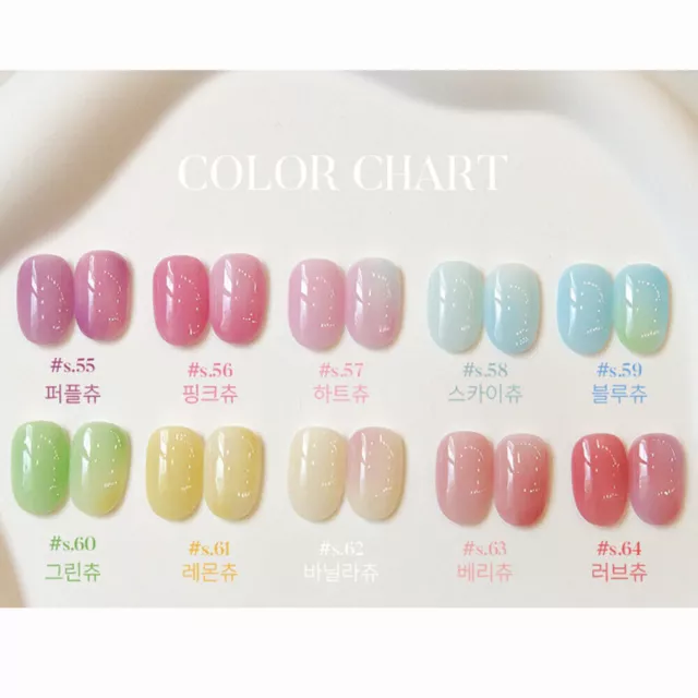 Yogurt Nail Bunny Chu Syrup Gel Nail Polish 8ml 10 Color K-Beauty 3